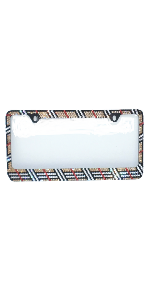 Custom Made Bedazzled License Plates