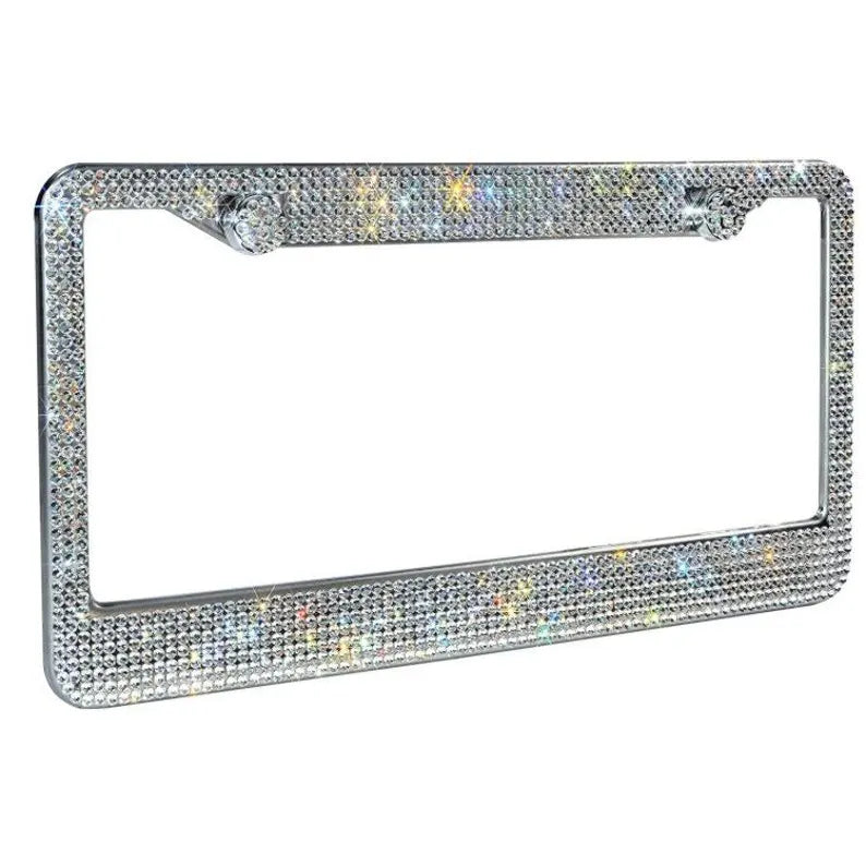 Custom Made Bedazzled License Plates